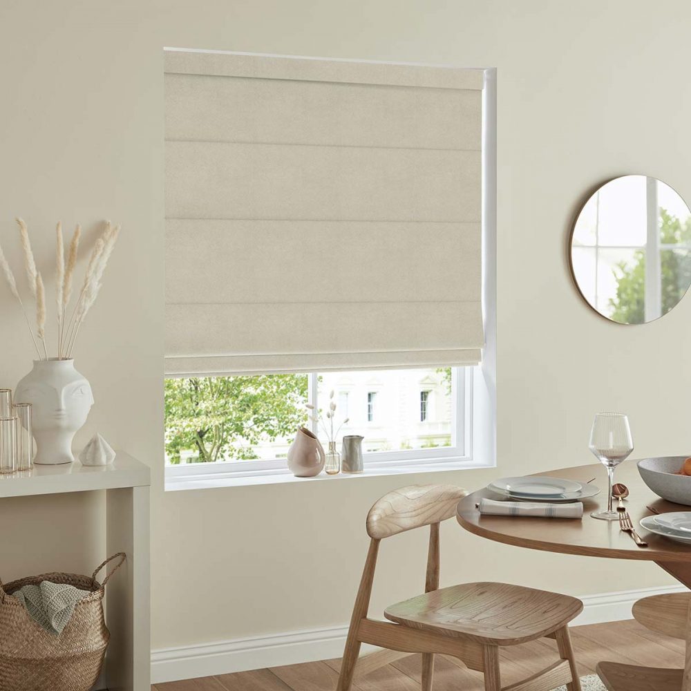 Cassandra  Vanilla Roman Blind