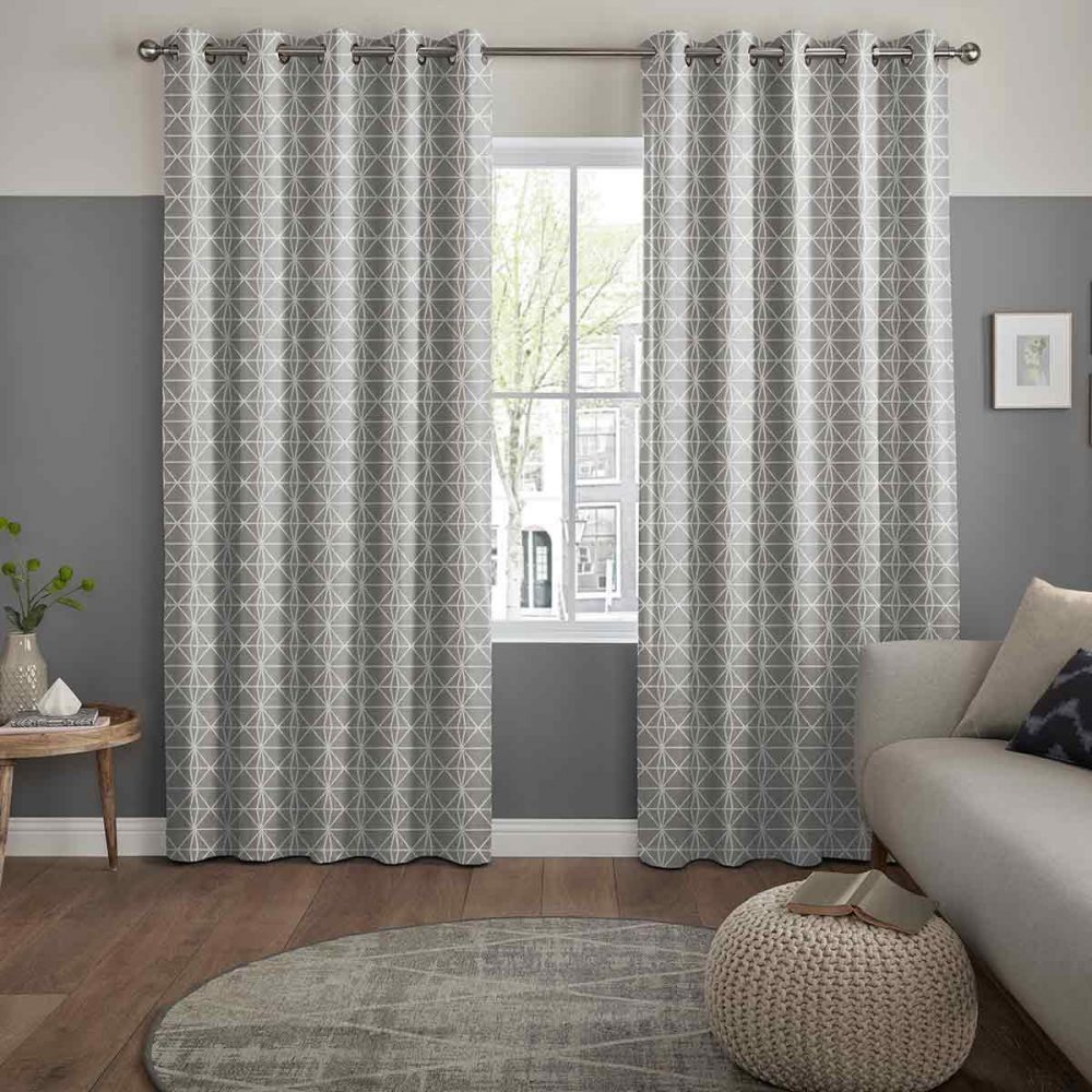 Astrid Silver Curtain