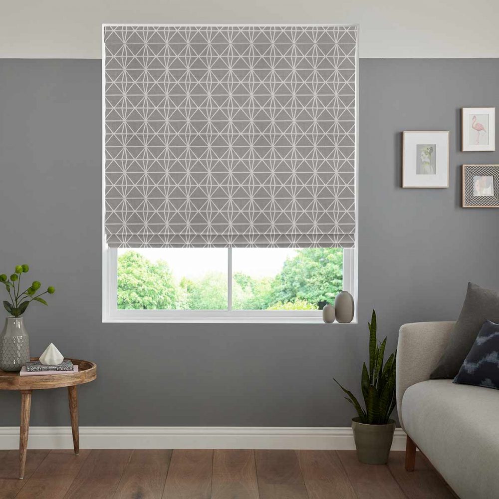 Astrid  Silver Roman Blind