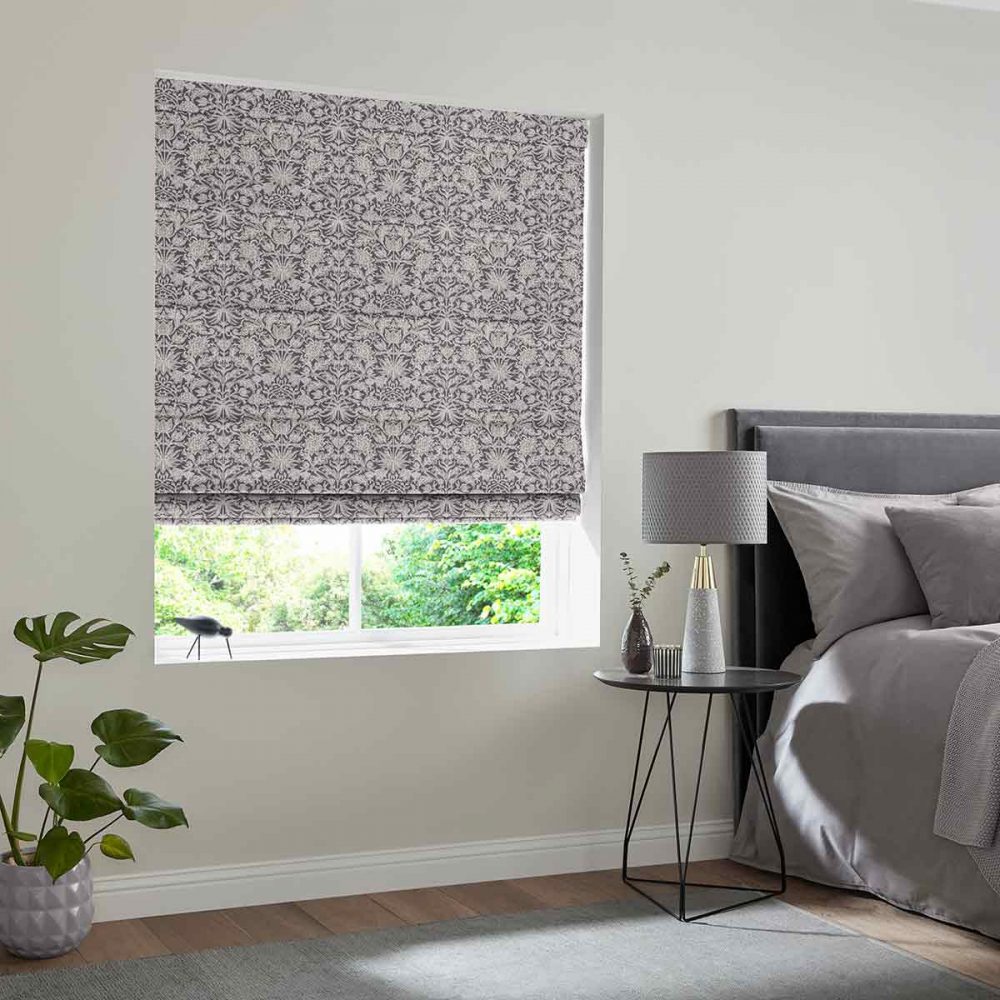 Ashton  Plum Roman Blind