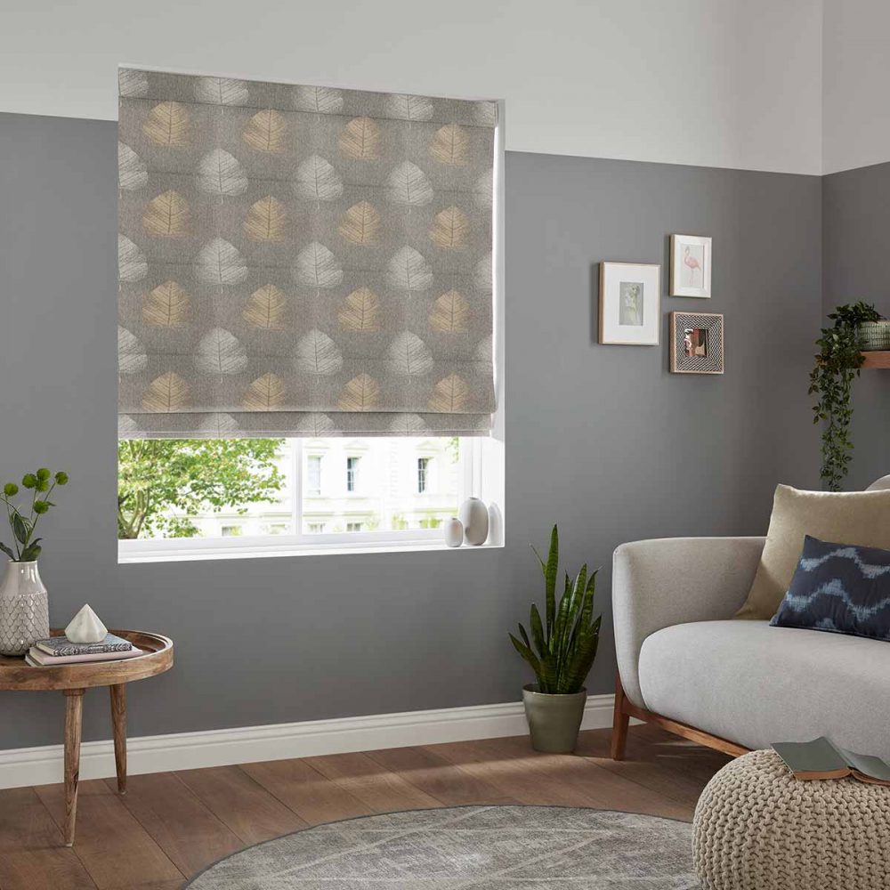 Novak  Graphite Roman Blind