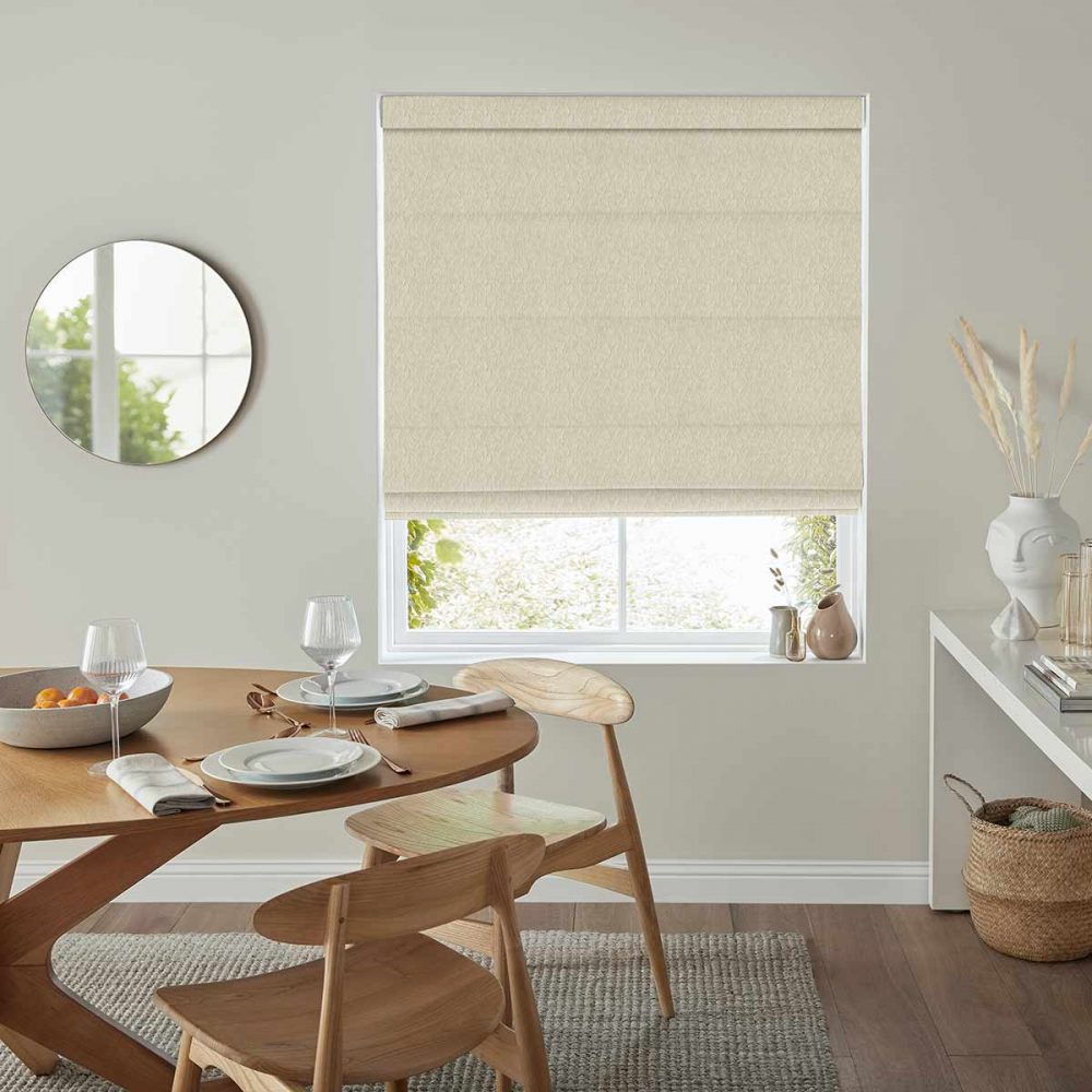 Samphire  Ivory Roman Blind