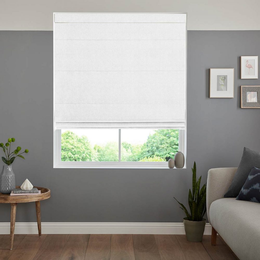 Clara Frost Roman Blind