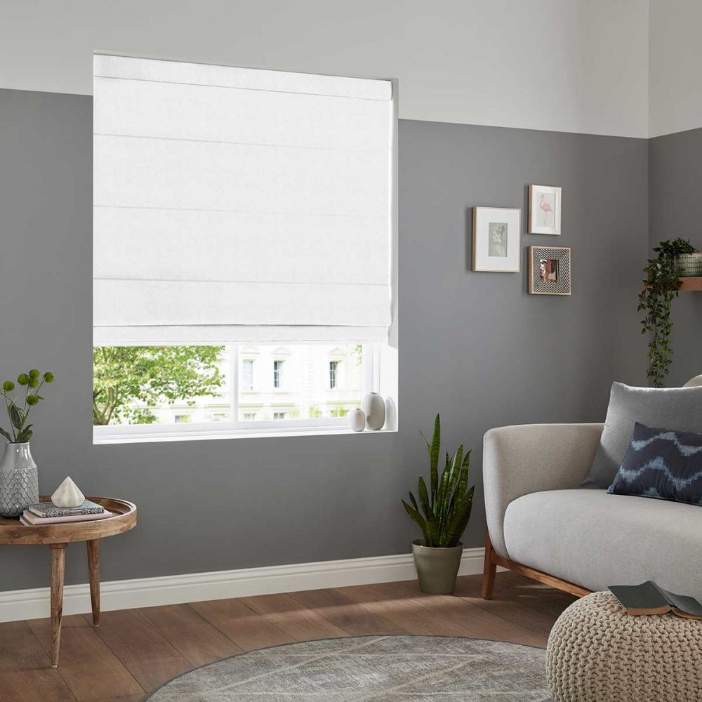 Clara Frost Roman Blind