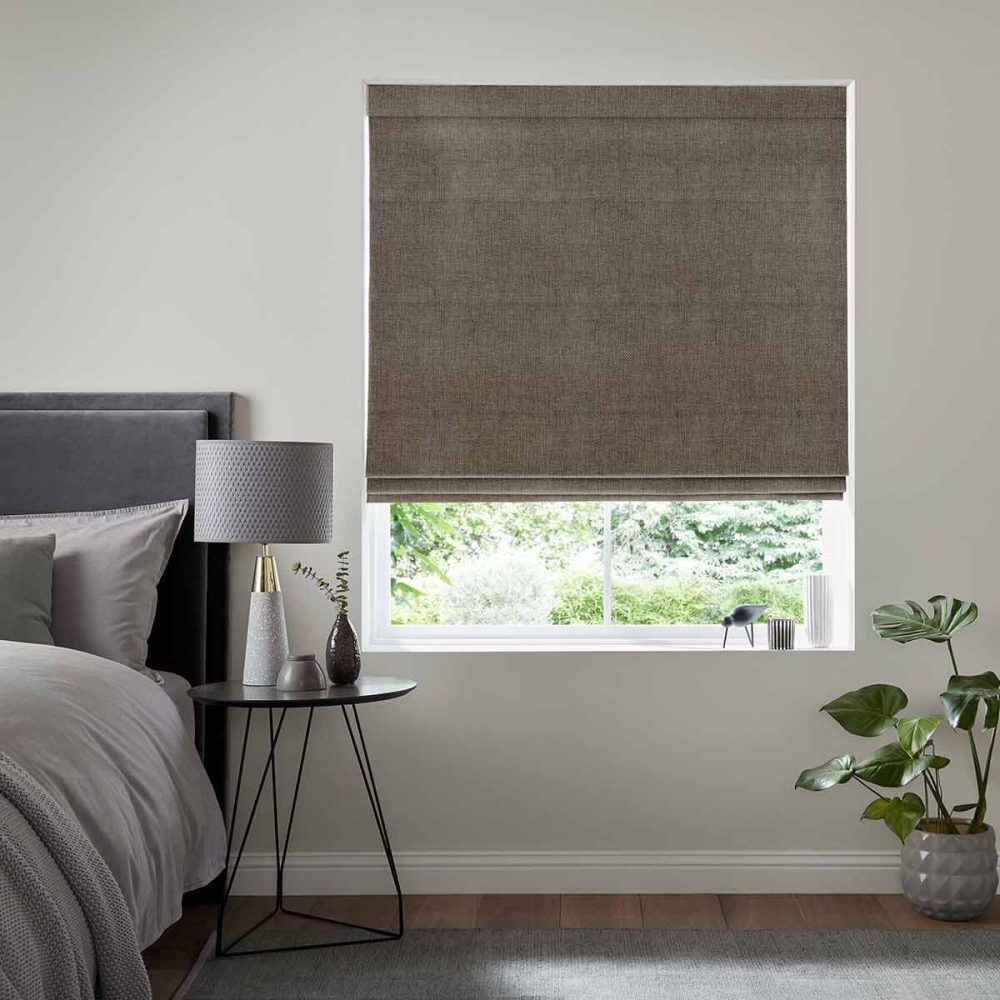 Clara Hessian Roman Blind