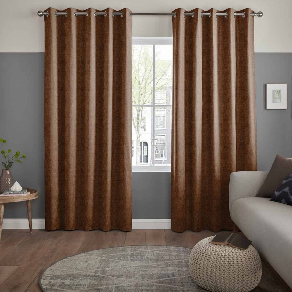 Clara Terracotta Curtain