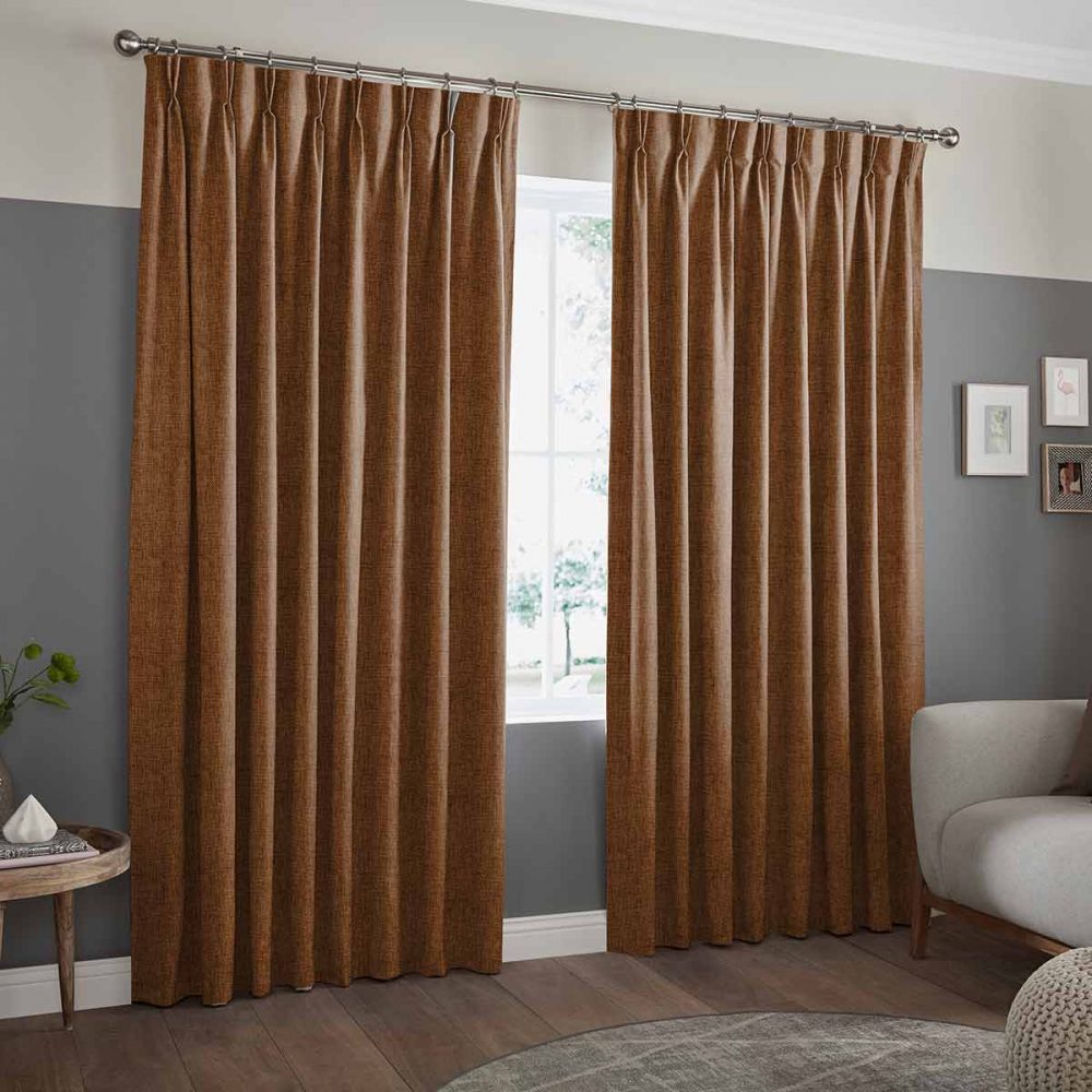 Clara Terracotta Curtain