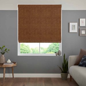 Clara Terracotta Roman Blind