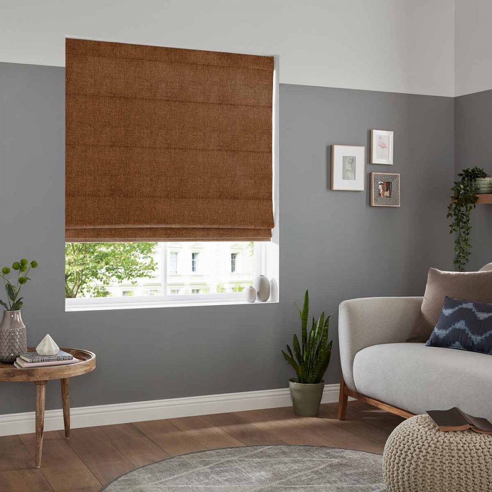 Clara Terracotta Roman Blind