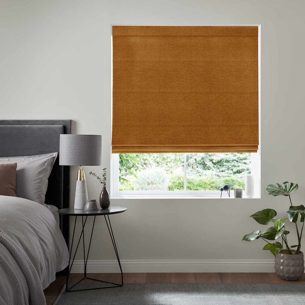 Frida Rust Roman Blind