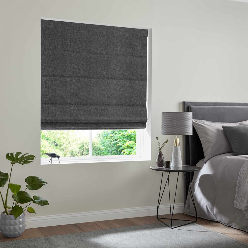 Frida Smoke Roman Blind