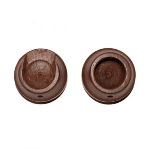 Woodline 28mm Rosewood Recess Bracket 1 Pack of 2