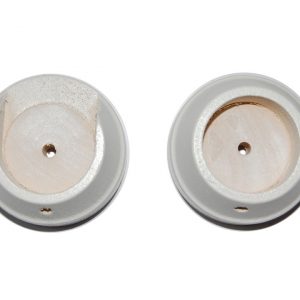 Woodline 35mm White Recess Bracket 1 Pack of 2