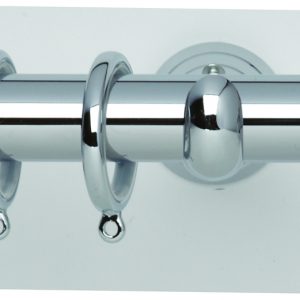 Neo 28mm Chrome Stud Complete Metal Pole Set