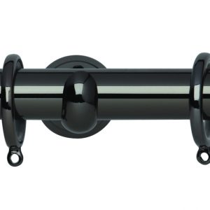 Neo 28mm Black Nickel Bullet Complete Metal Pole Set