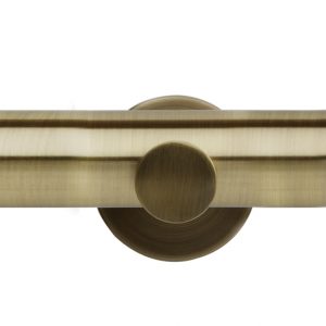 Neo 35mm Spun Brass Ball Metal Eyelet Pole Set