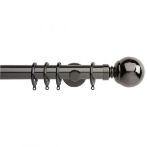 Neo 35mm Black Nickel Ball Complete Metal Pole Set