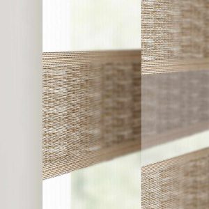 Rattan Oak Fifty50 Blinds