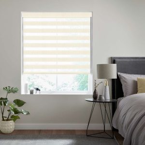 Rattan Ivory Fifty50 Blinds