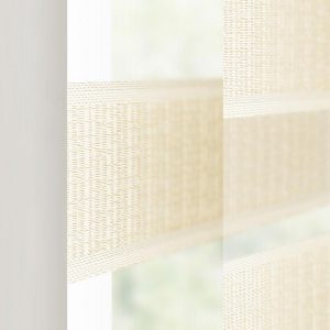 Rattan Ivory Fifty50 Blinds