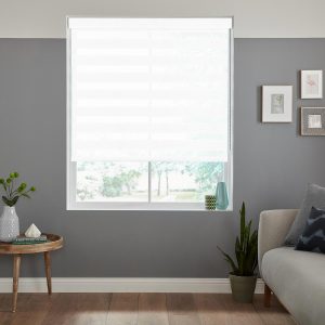 Rattan White Fifty50 Blinds