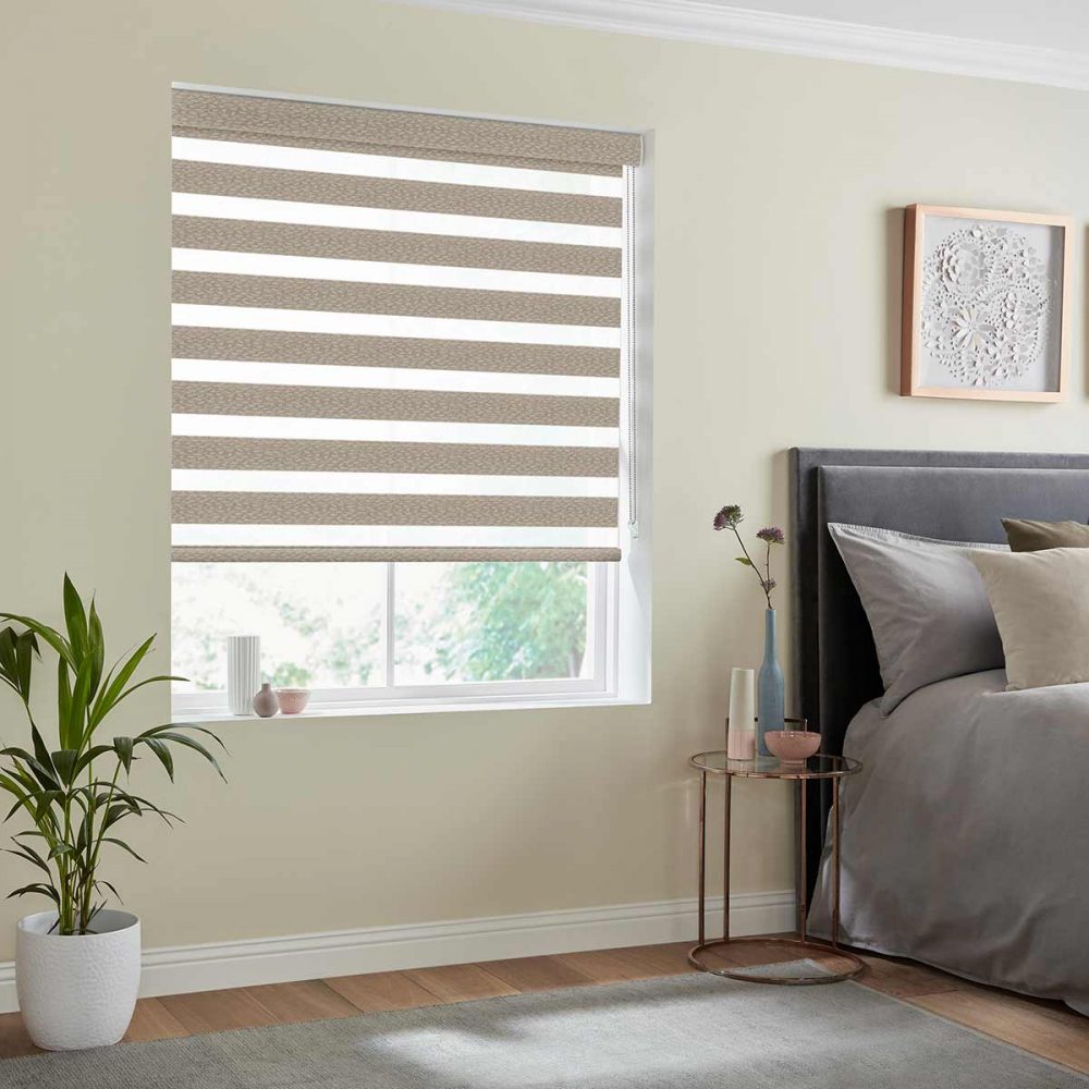 Cooper Taupe Fifty50 Blinds