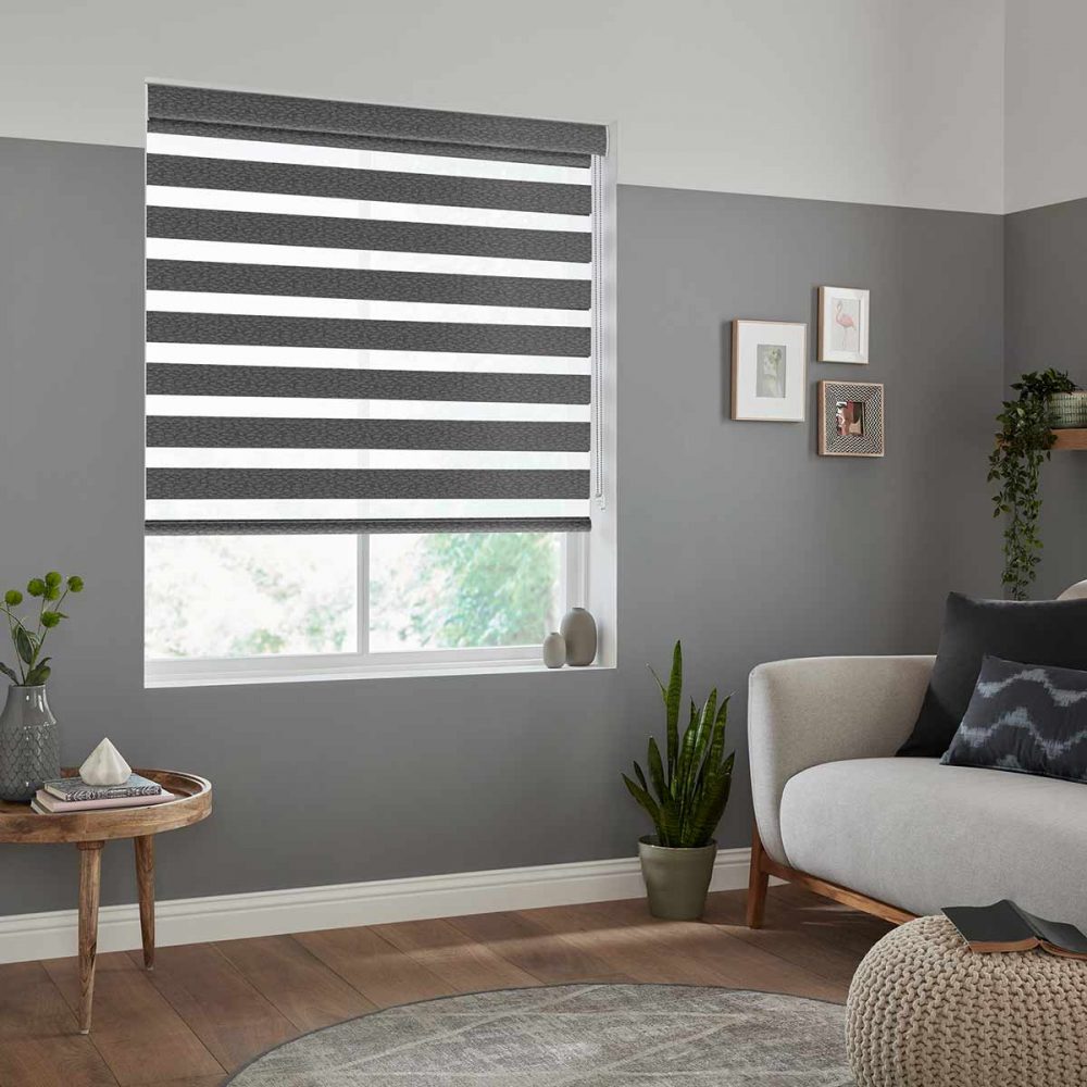 Cooper Charcoal Fifty50 Blinds