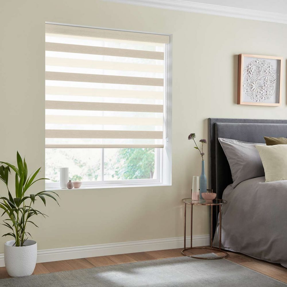 Gemini Cream Fifty50 Blinds