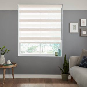 Gemini White Fifty50 Blinds