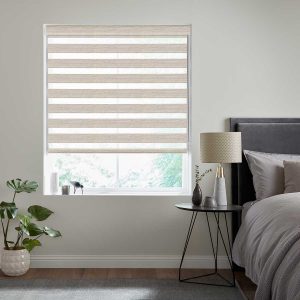 Kira Copper Grey Fifty50 Blinds