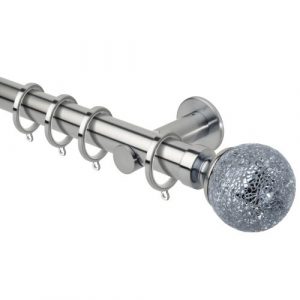 Neo Style 35mm Mosaic Ball Stainless Steel Complete Metal Pole Set