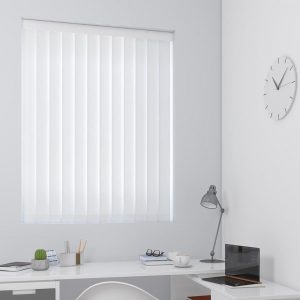 Claire White Vertical Blind