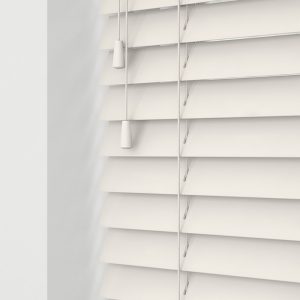 White  - 50mm Real wood Blind