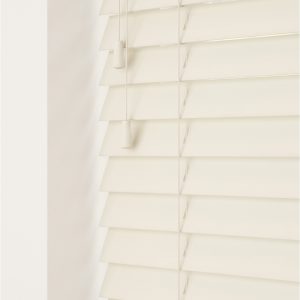 Ivory -50mm Faux wood Blind