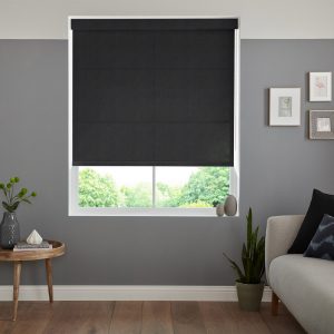 Orlando Black  Roller Blinds