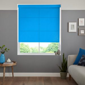 Orlando Cyan  Roller Blinds