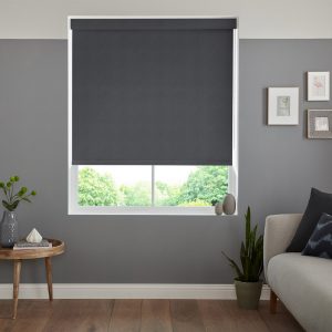 Maitlin Dark Grey Roller Blinds