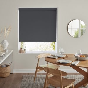 Shipley Dark Grey Roller Blinds