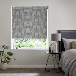 Diamonds Grey Roller Blinds