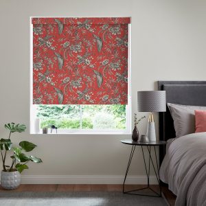 Francesca Crimson Roller Blinds