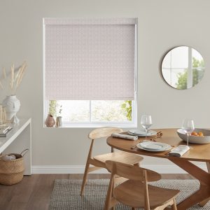 Steena Chalk Pink Roller Blinds