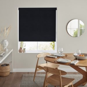 Grovely  Black Roller Blinds