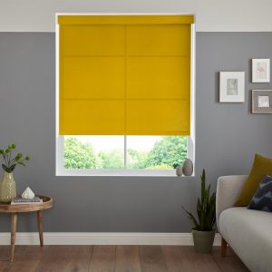 Rae Ochre Roller Blinds