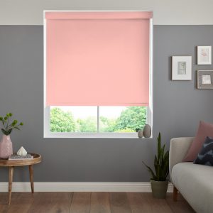 Maitlin Pink Roller Blinds