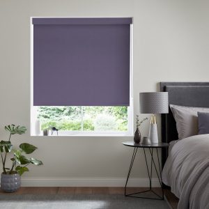 Maitlin Plum Roller Blinds