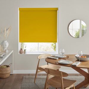 Maitlin Ochre Roller Blinds