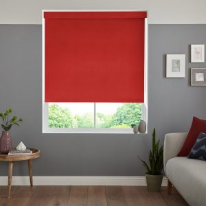 Lennie Red Roller Blinds