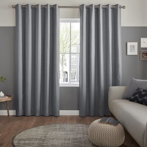 Corinne Charcoal Curtain