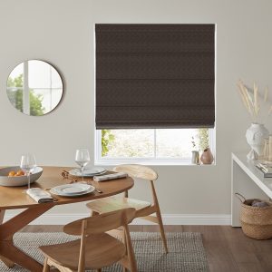 Meraki Chocolate Roman Blind