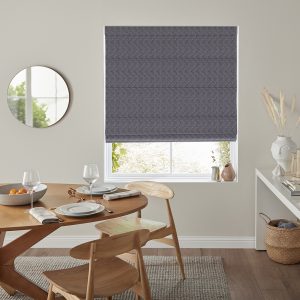 Meraki Indigo Roman Blind